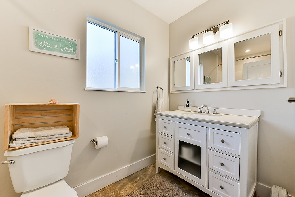 Master Bath, Custom Medicine Cabinet, Marble Top Vanity Restoration