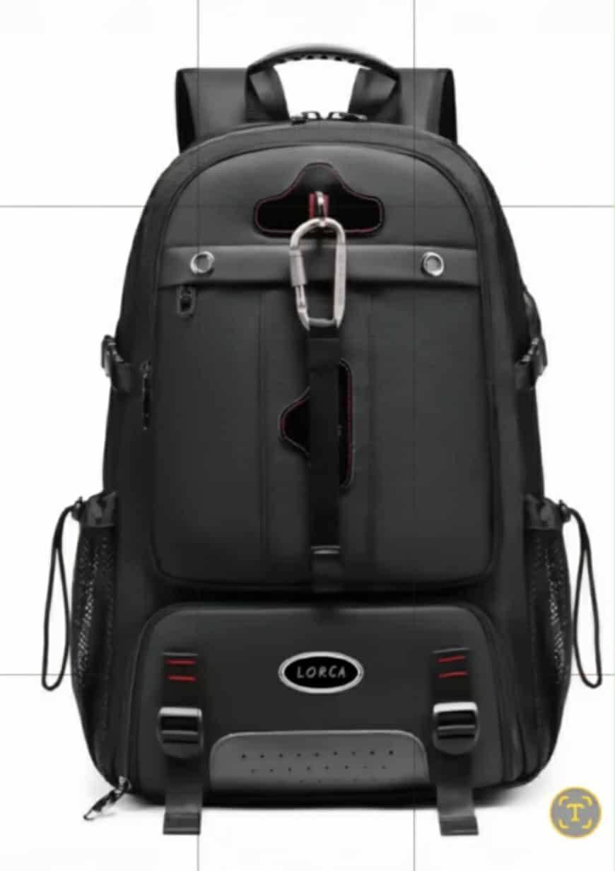 Travel Expandable Big Tactical Backpack (Black)