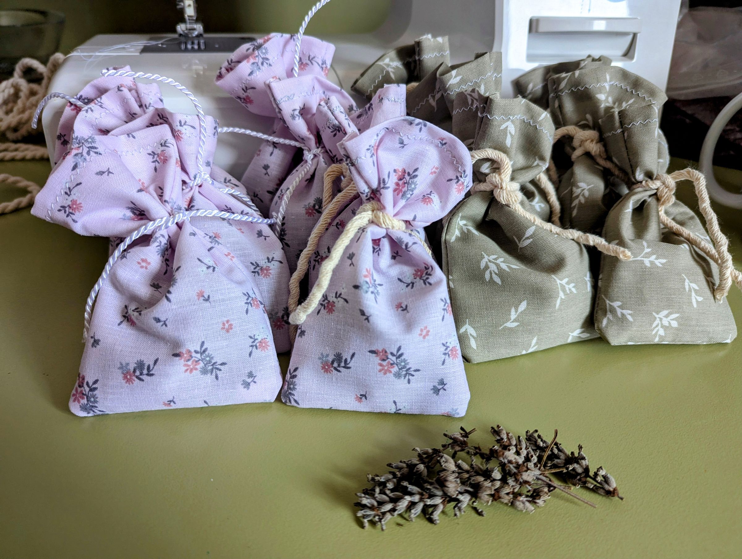 Lavendelsäckchen aus eigenem Gartenanbau