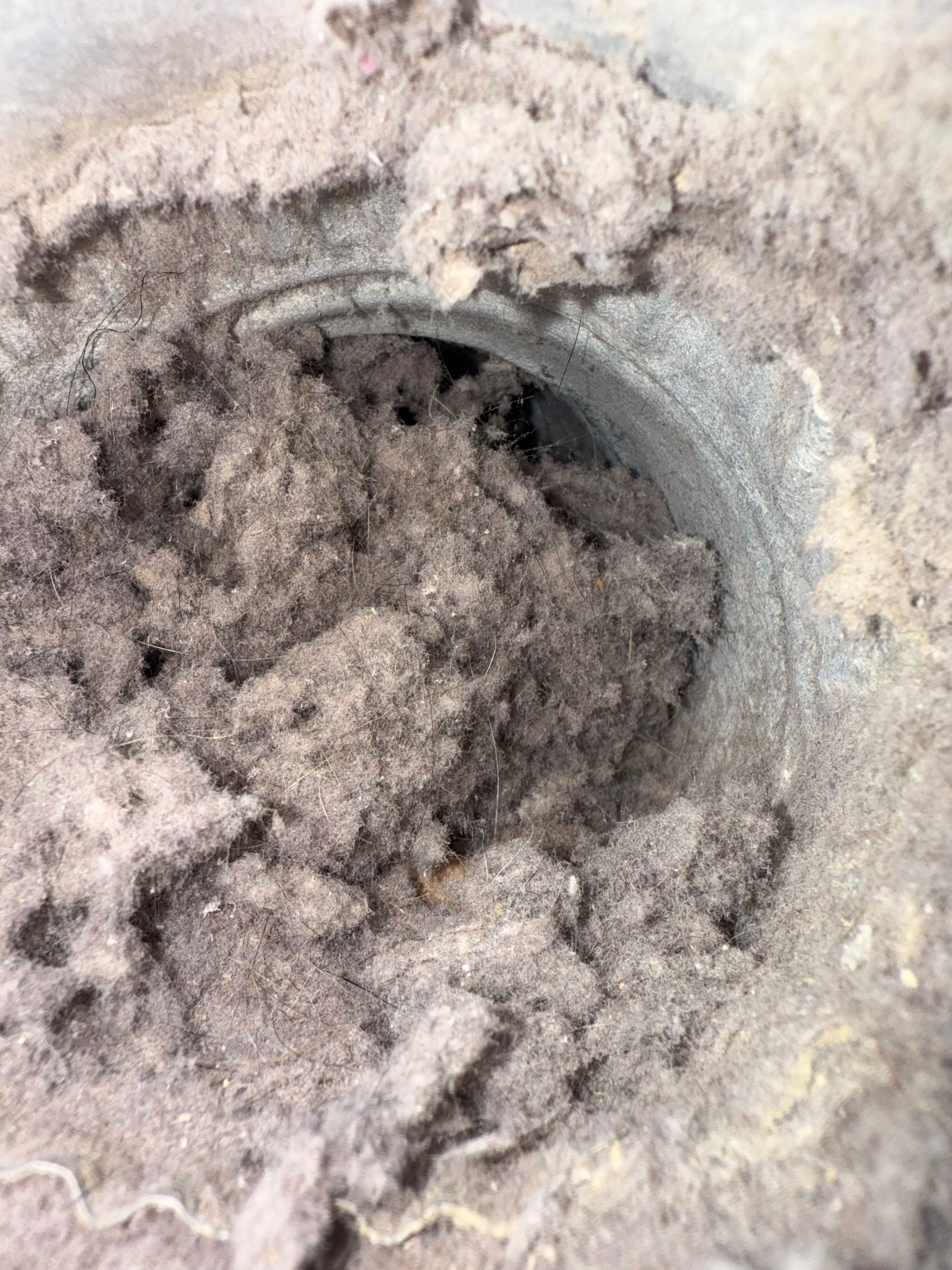 before cleaning service heavy buildup