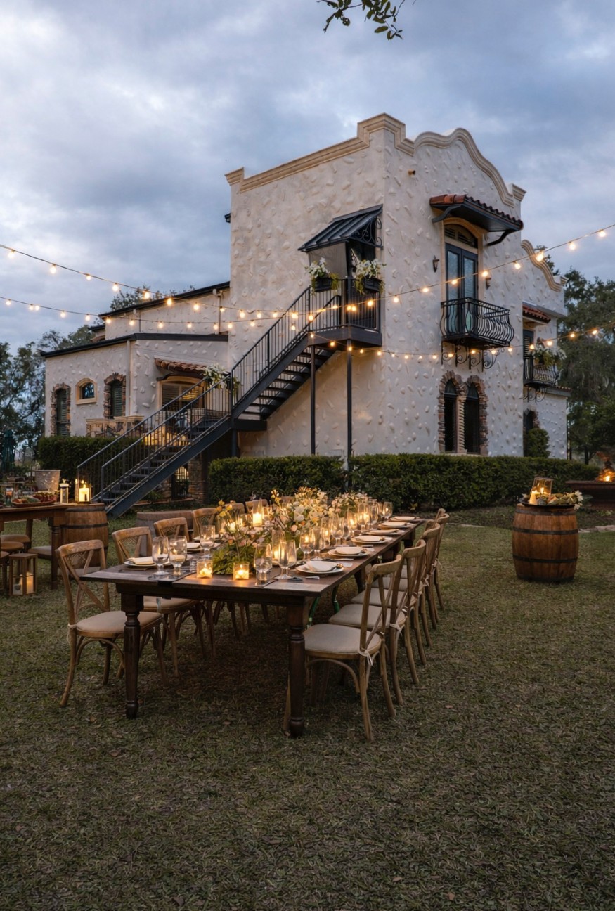 Luxury Wedding Venue in Central Florida | Della Luna Estate's image