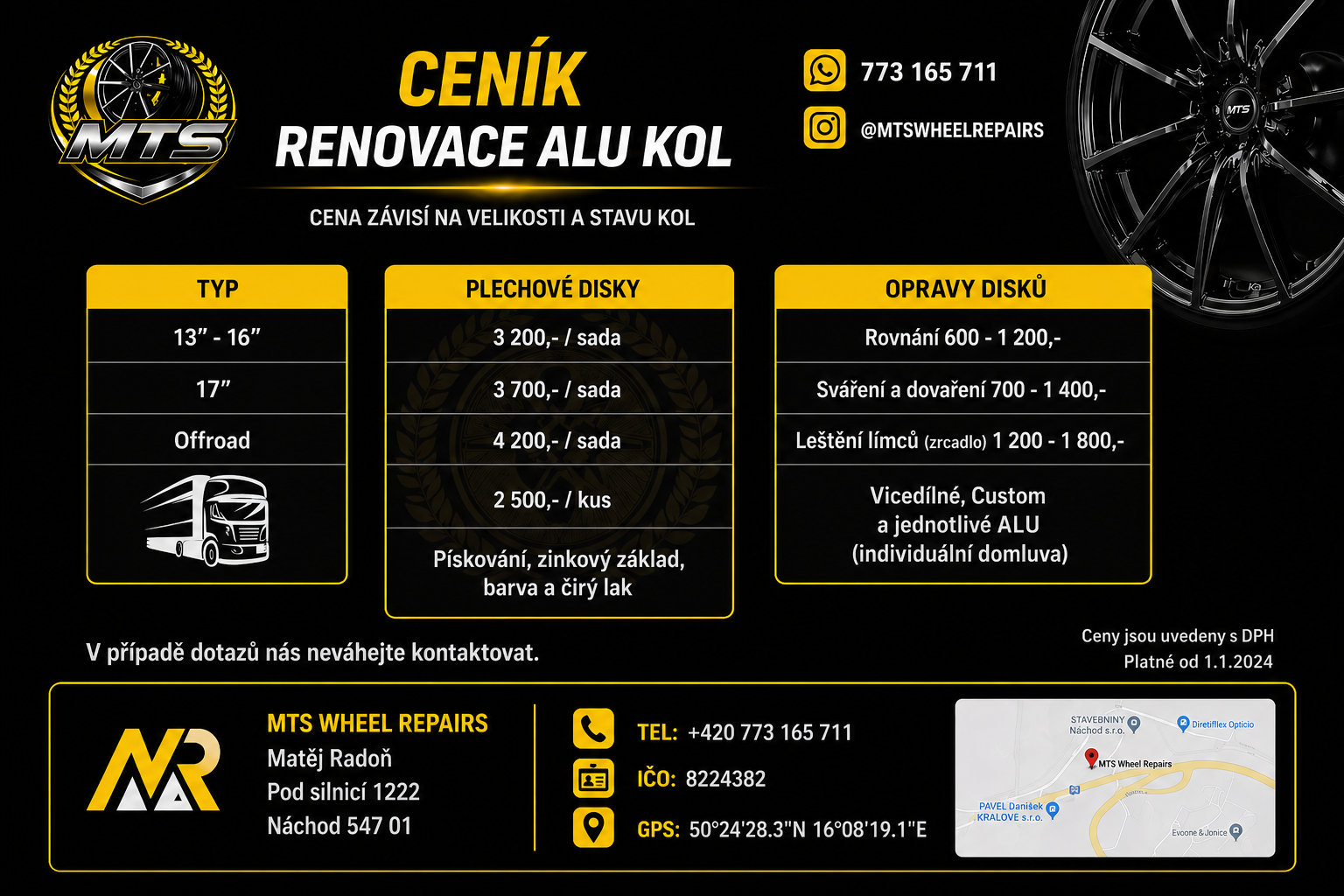 Renovace alu kol MTS | Autoservis Náchod's image