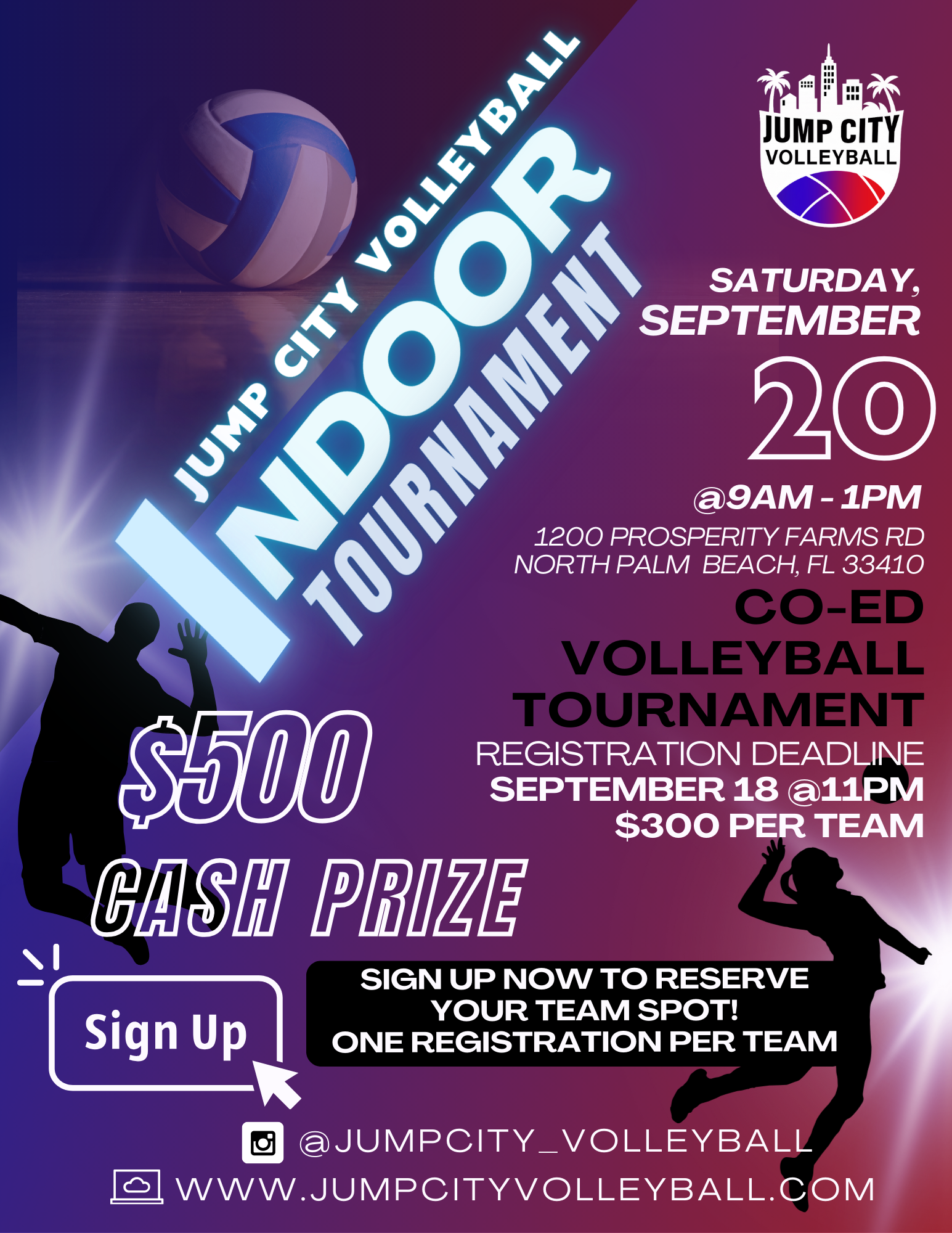 Jump City Volleyball | Volleyball Facility in Palm Beach's image