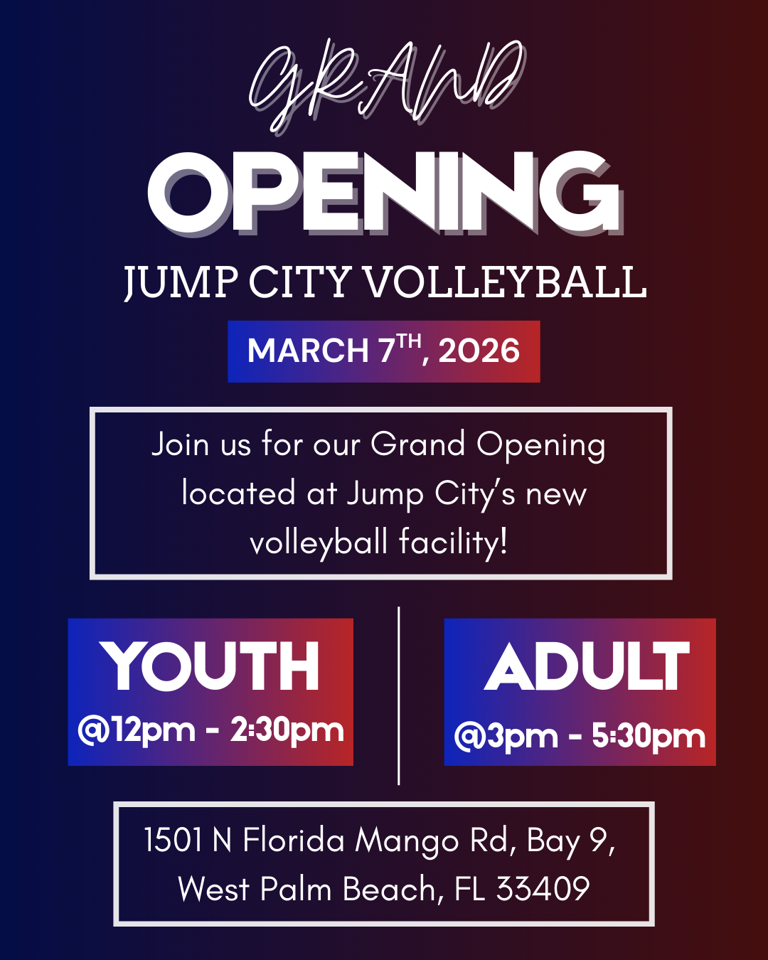 Jump City Volleyball | Volleyball Facility in Palm Beach's image