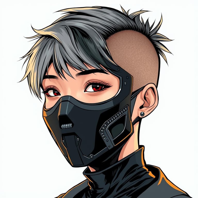 Vibe: Age 14. Height 5.5 inch. Weight 110 lb. Power level 3, but her vibe blast can register at a 9.  She had her face, part of her neck, and jaw reconstructed because of the Inner Circle. Though she lost her true voice, she was given a digital voice so she can speak, but she can also use her new found voice to create a vibe blast that takes so much energy that  a long period of time must pass before reuse, so she uses it sparingly.  She also weilds The powerful chain whip of deadening, a weapon of extreme cold. It is through celestial metal that vibe can project a frequency blast that can level anything in its path.