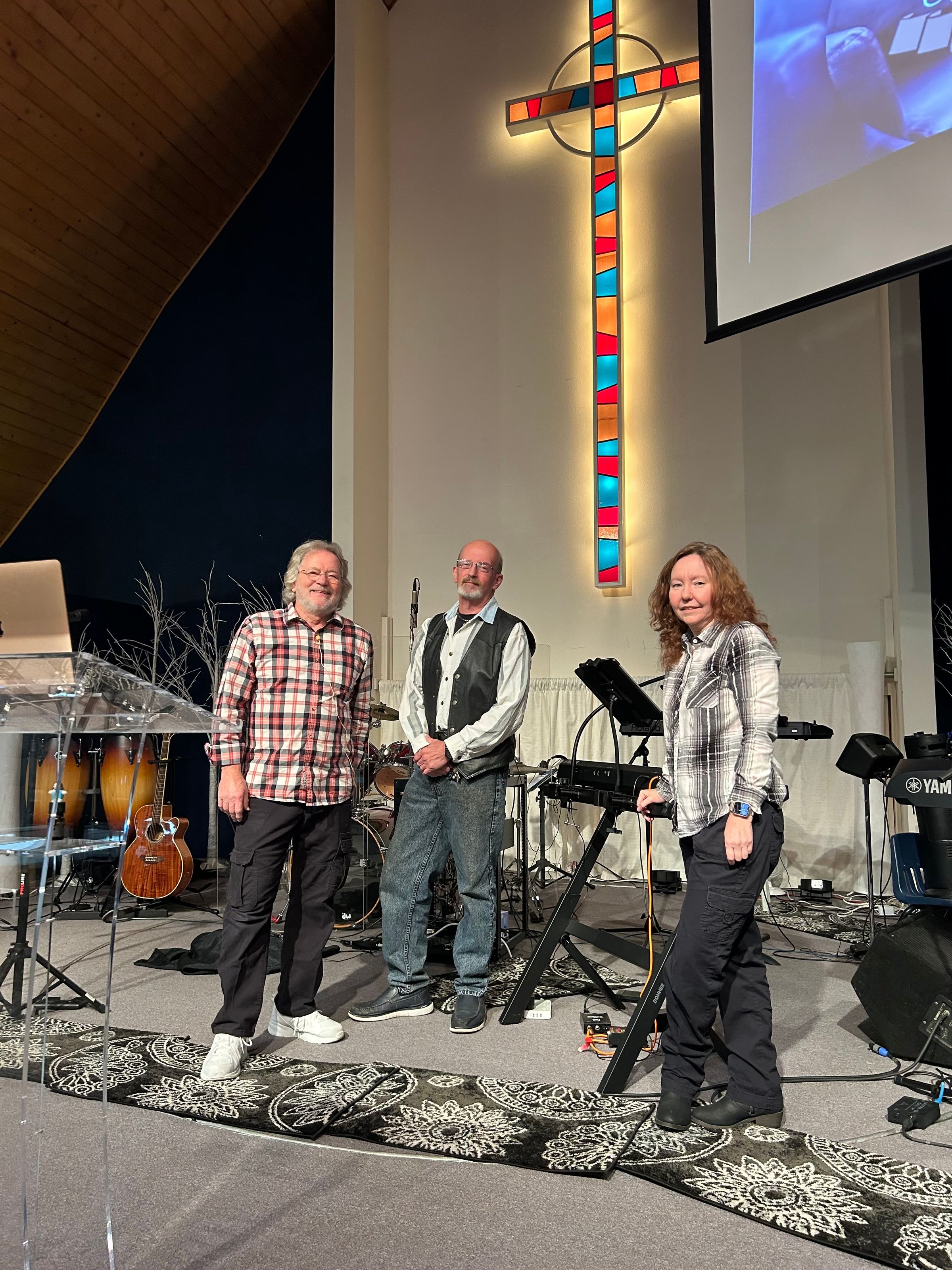 Pastor Chuck, Tiffany, and Eric
