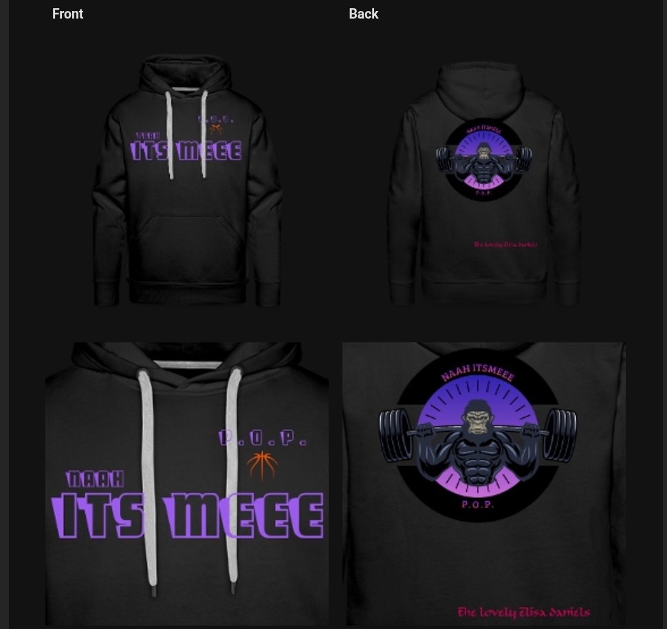 All Black Hoodie Custom Design