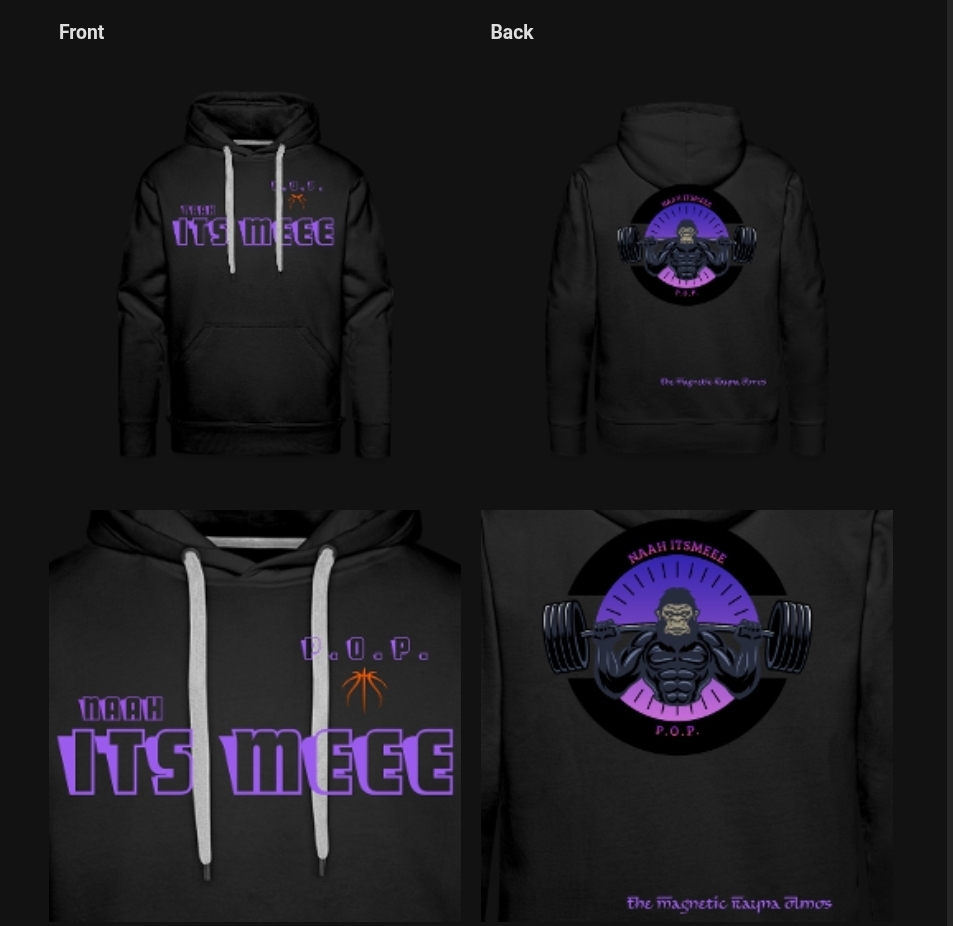 All Black Hoodie Custom Design