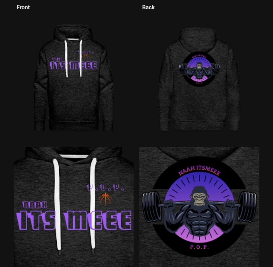 Black & Grey Hoodie