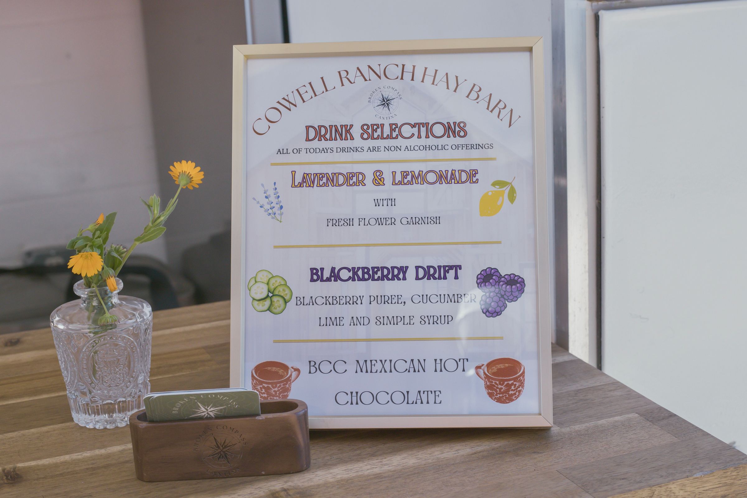 COWELL RANCH HAY BARN MENU