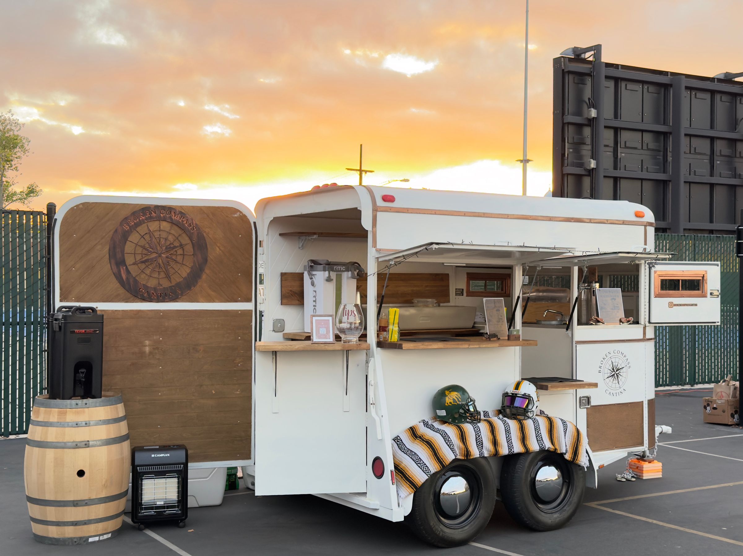 CANTINA TRAILER AT THE CROSSSTOWN RIVAL FOOTBALL GAME - LIVERMORE