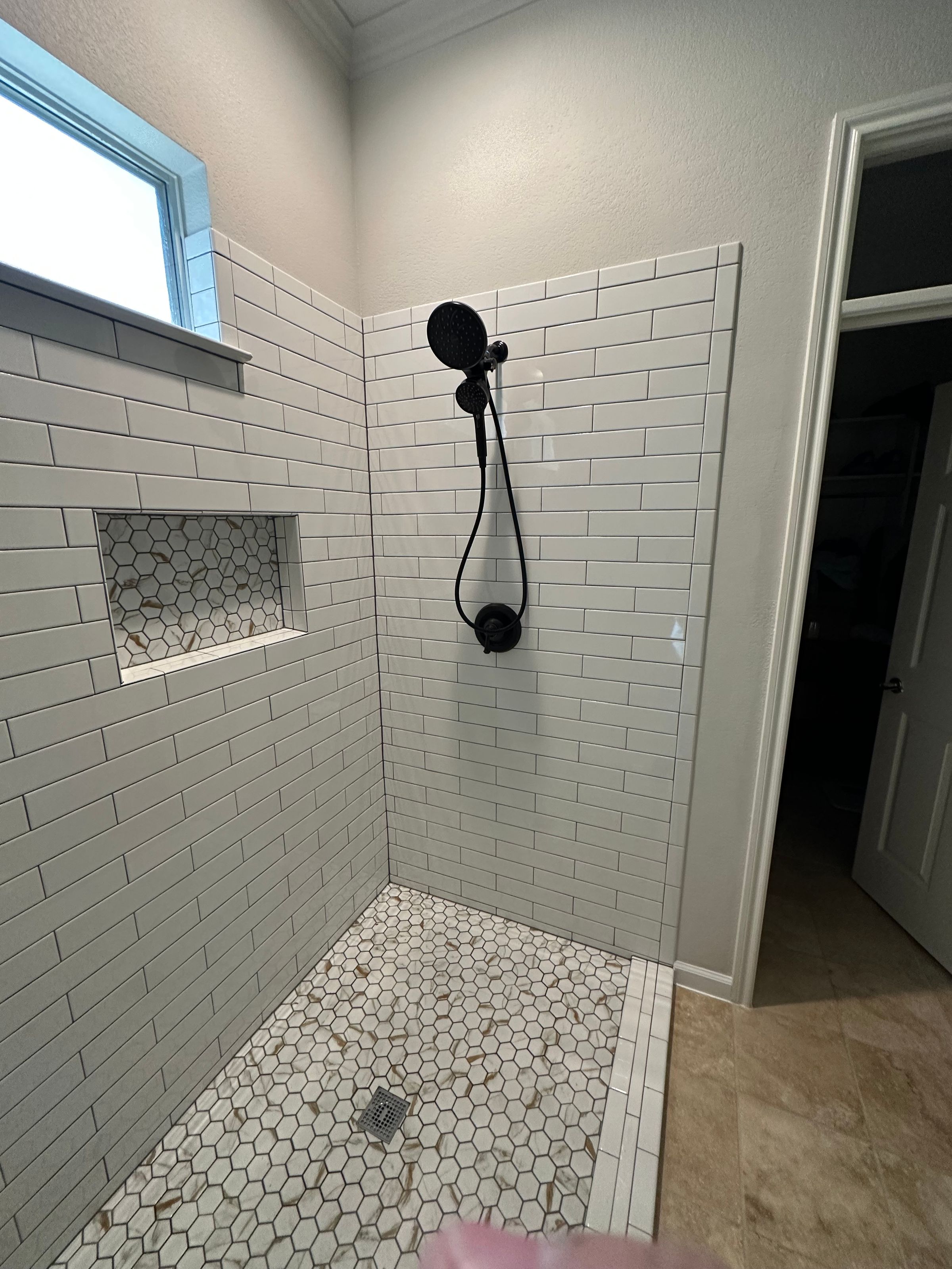 Shower and drain