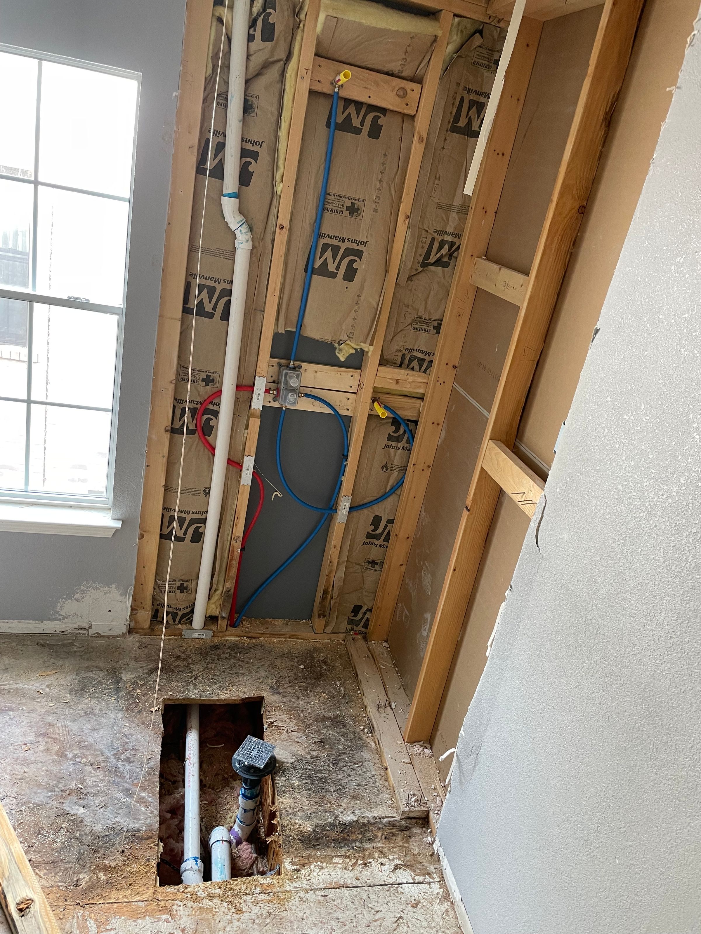 Shower valve & drain