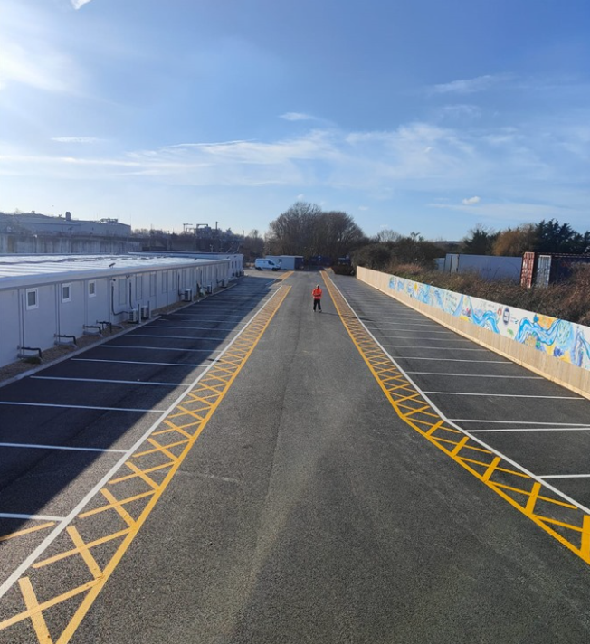 New bays and walkways. 