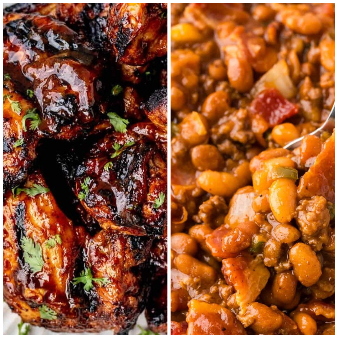 Grilled BBQ Chicken & Cowboy Baked Beans ($10-45)