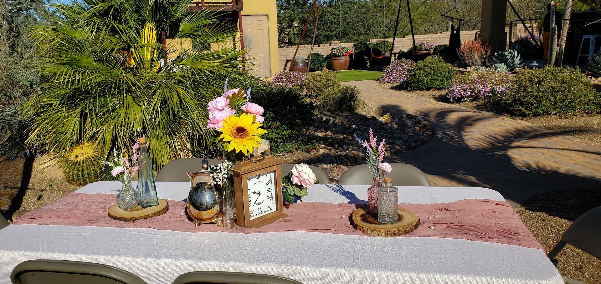 Table Wooden Clock 