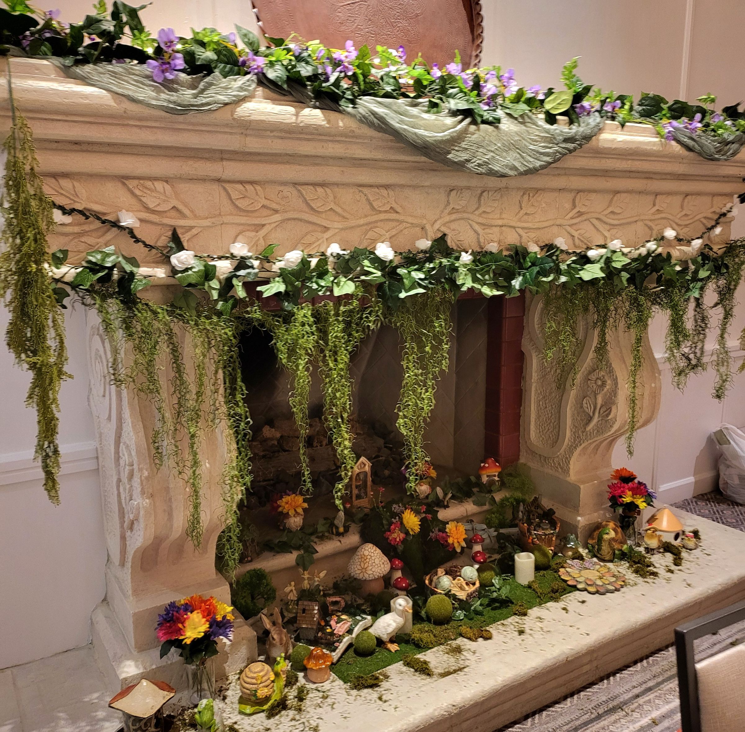 Fair Garden Fireplace