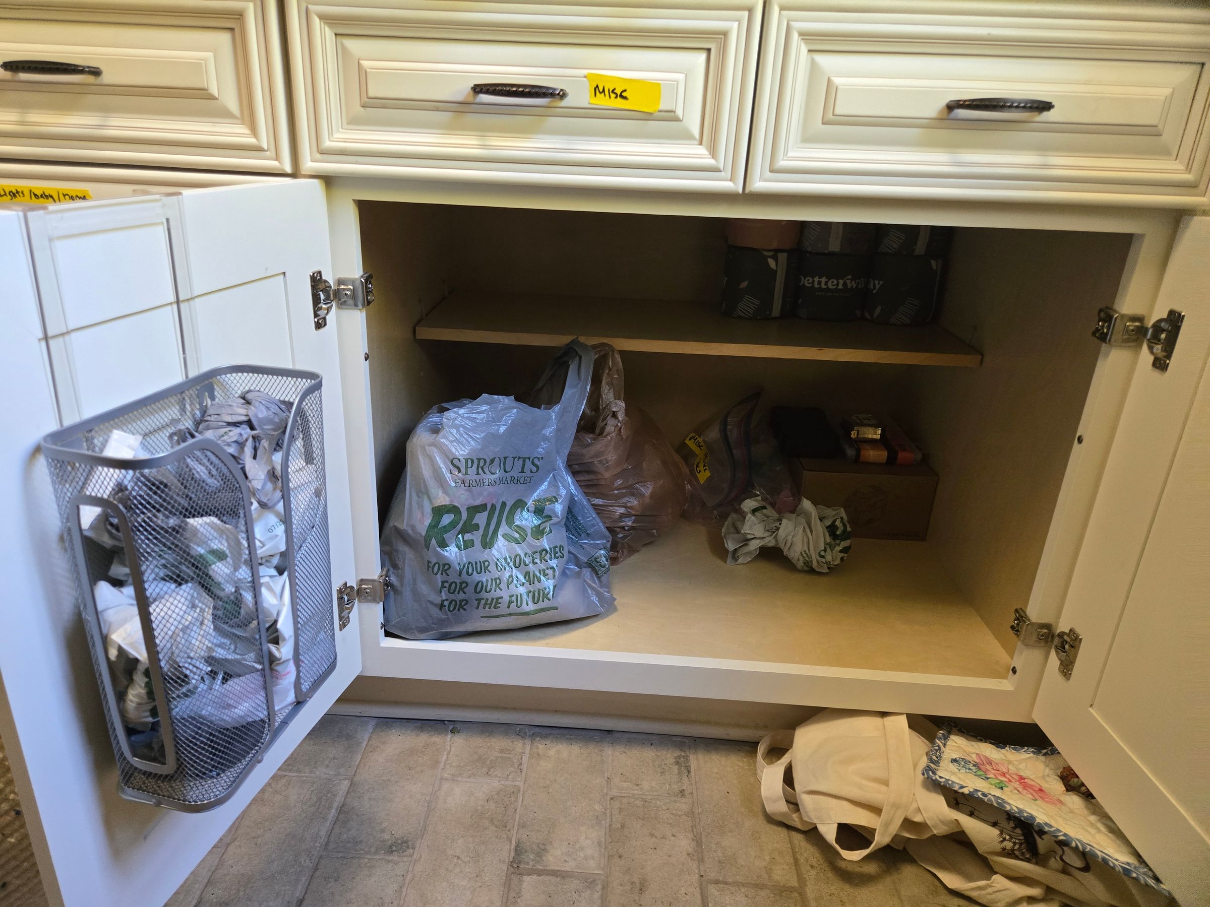 Right Cabinet Before