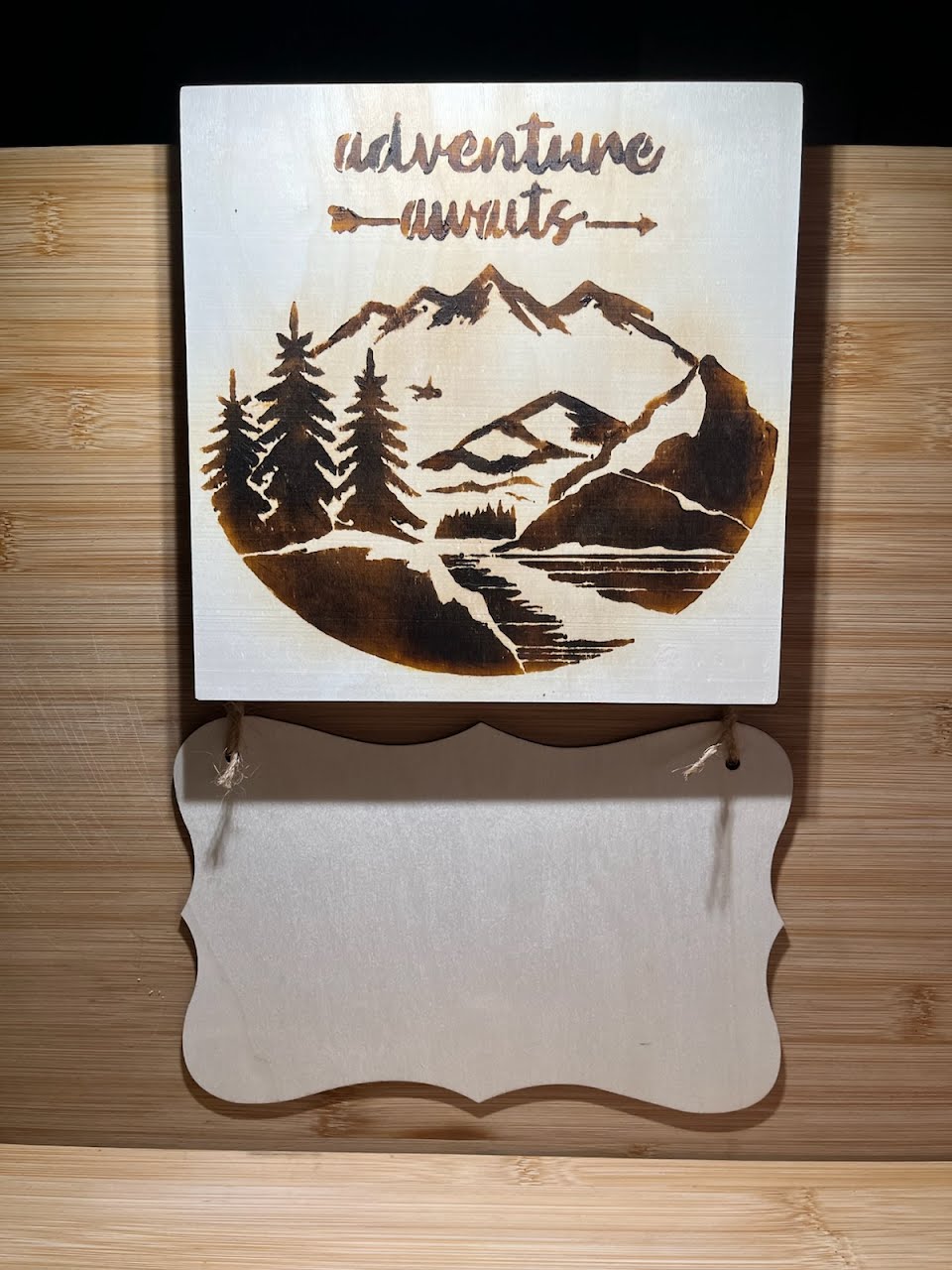 Blank sign for example 