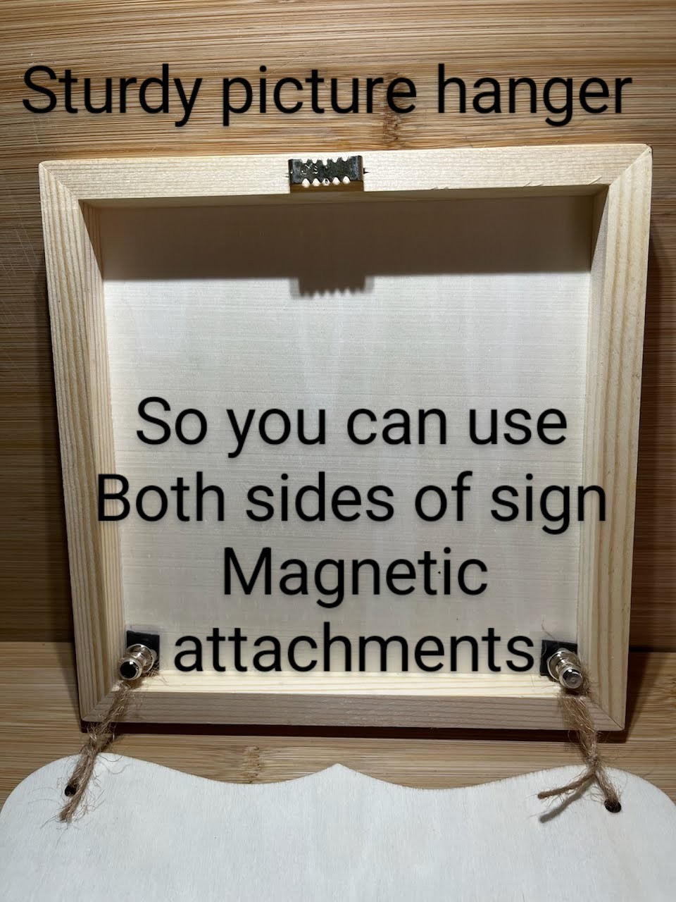 Study hanger & magnetic attachment 