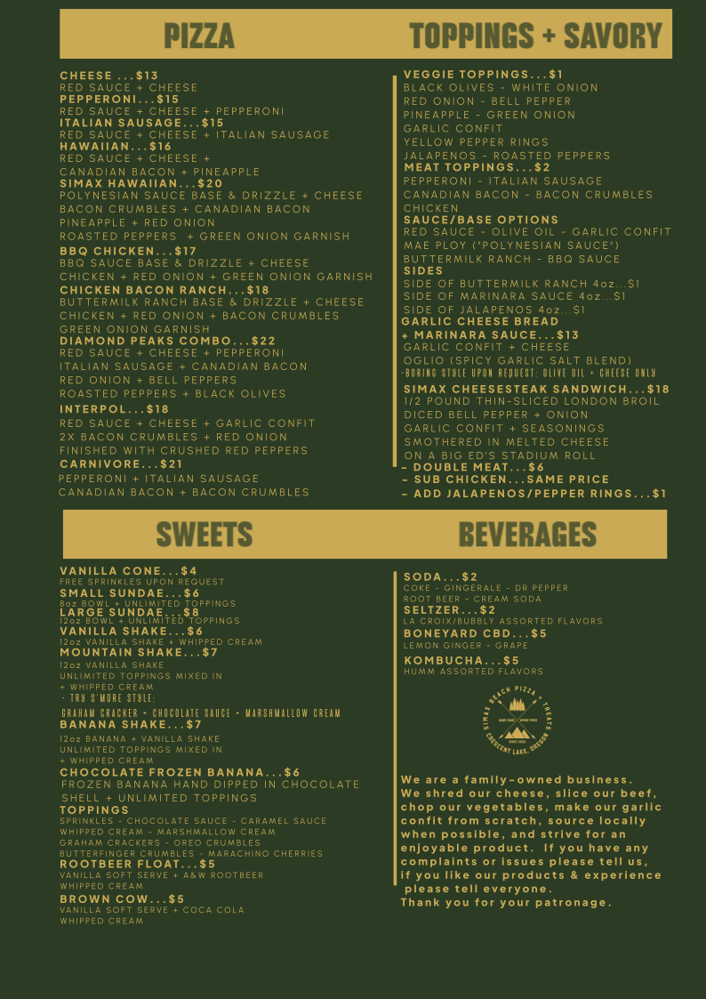 SIMAX BEACH PIZZA's image