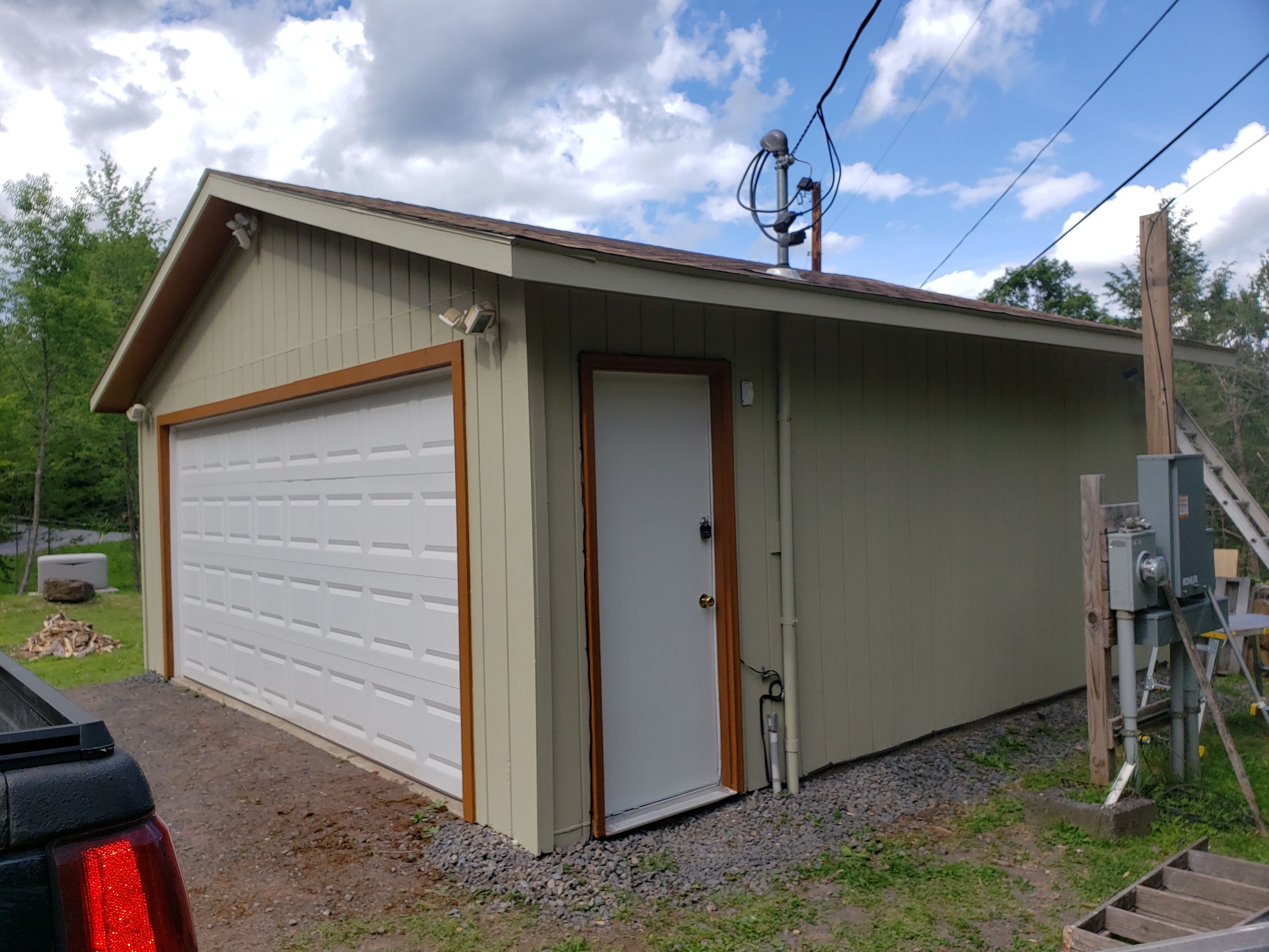 replace facia and soffits and paint