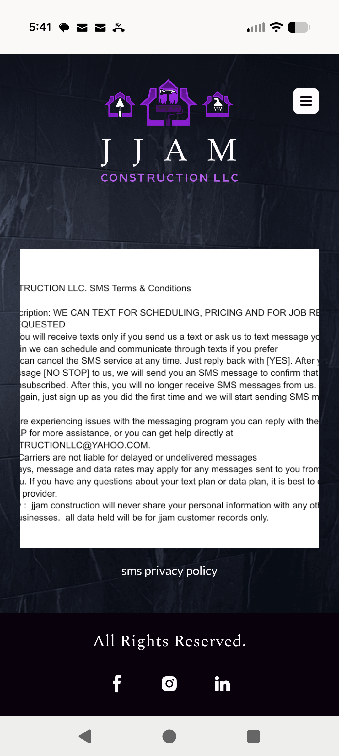 J J A M Construction llc's image