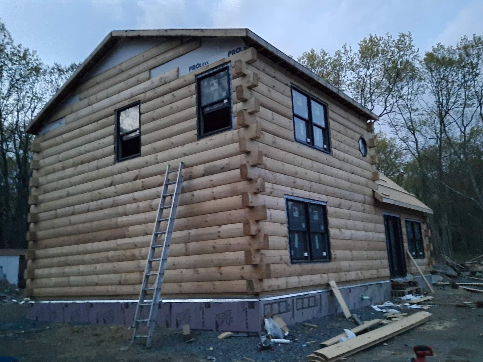 fuax log siding