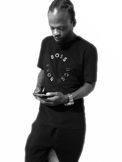 Murk Daddy All Black Boss Shirt Black Invicta Watch 1 of 1 Braids Hairstyle 