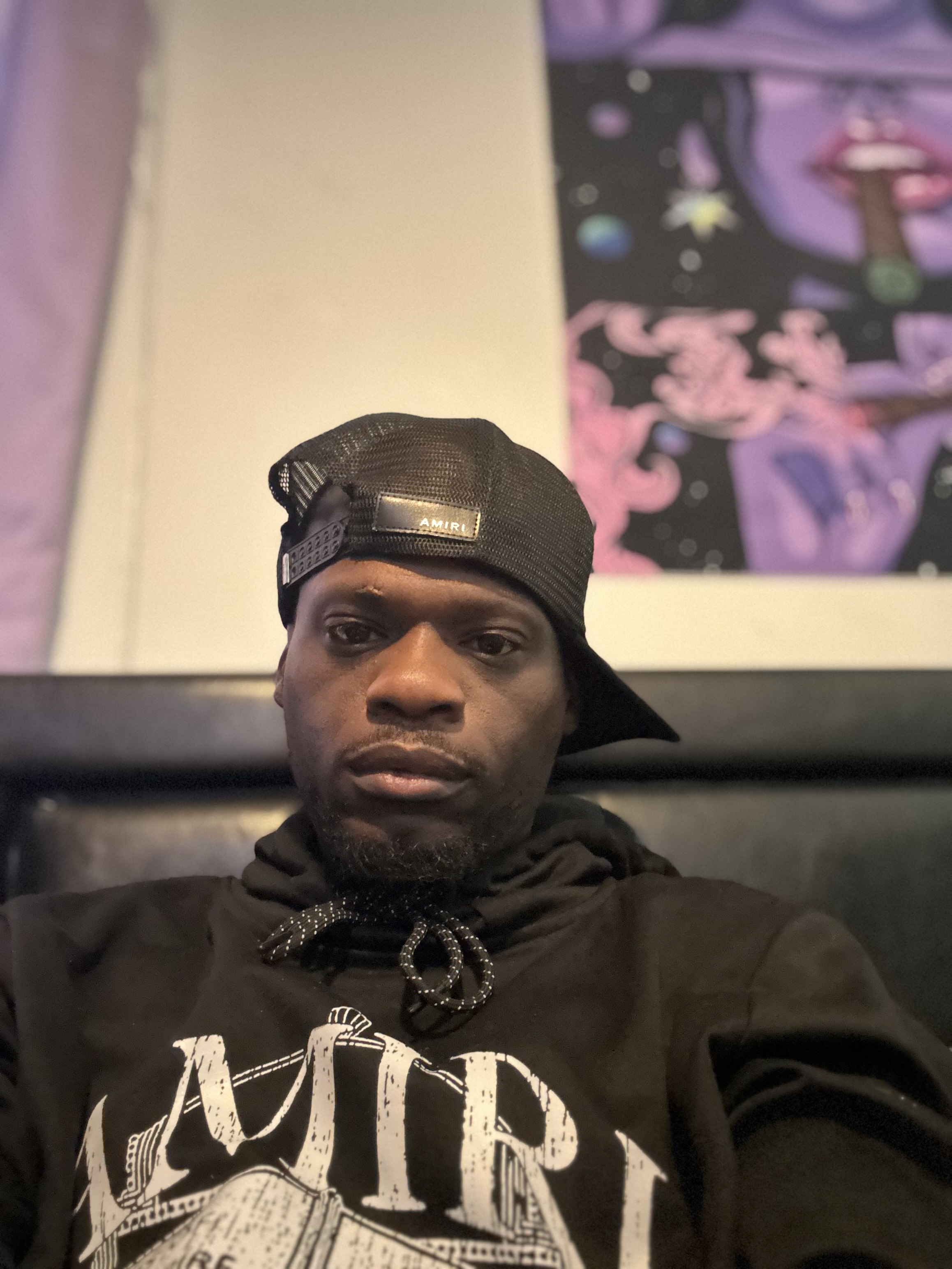 Murk Daddy Amiri Sweatsuit Black Amiri Hat Black