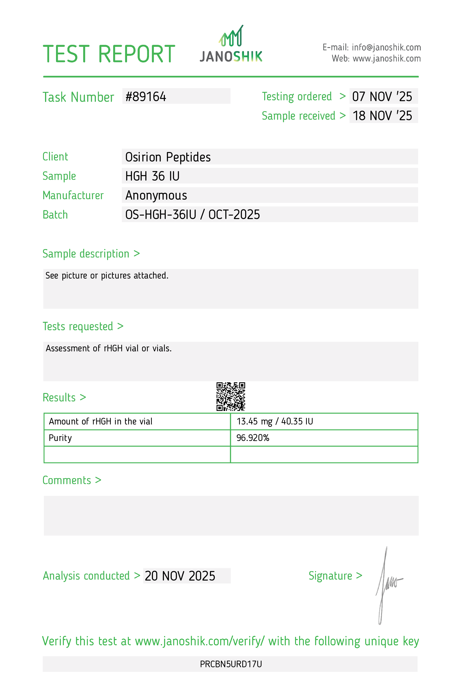 Osirion Peptides | Verified RUO Peptides's image