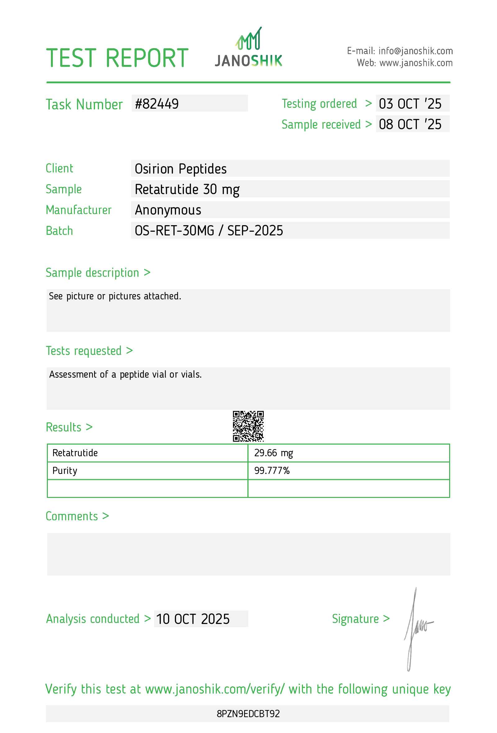 Osirion Peptides | Verified RUO Peptides's image