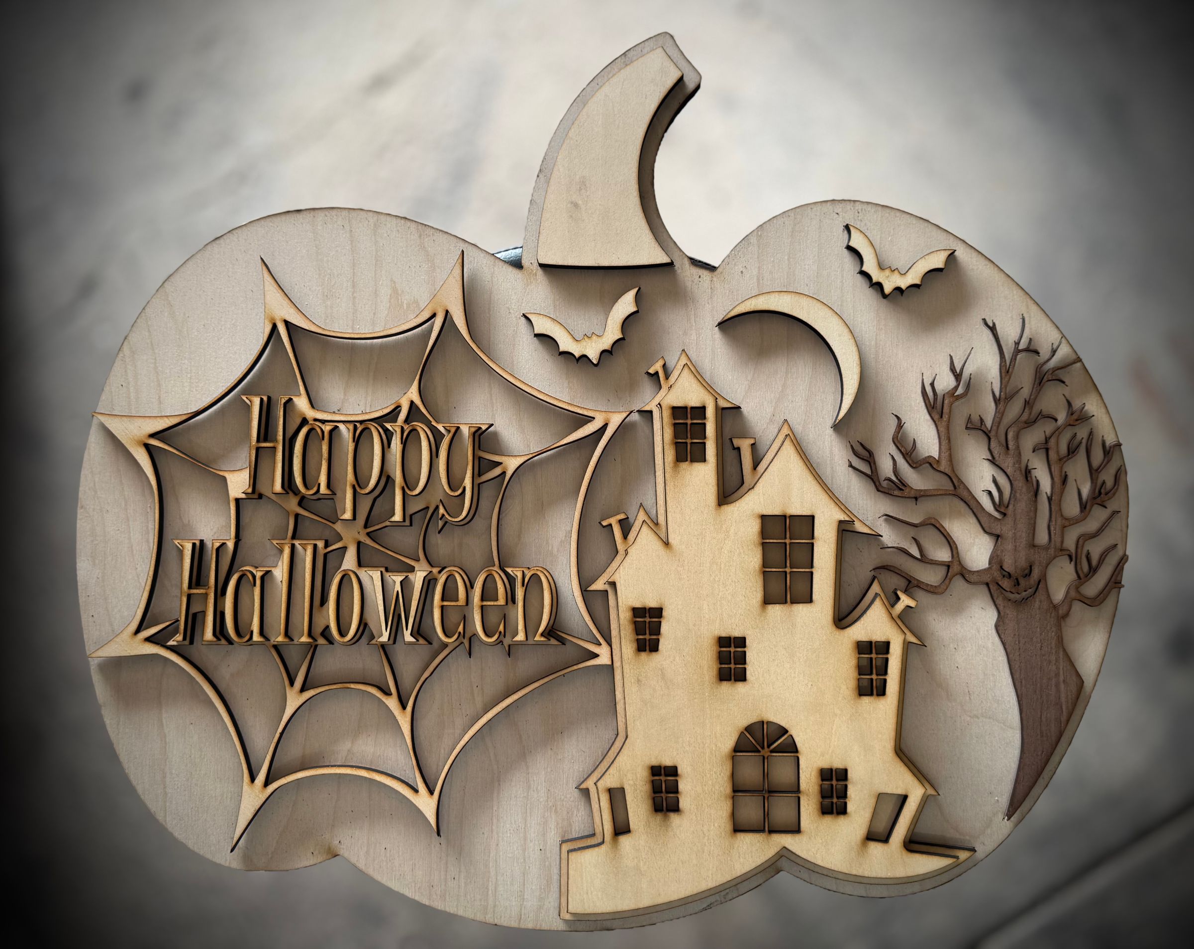 It has only just began! A new layered Halloween sign in the works 