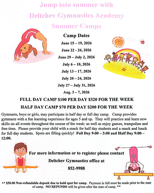 Support Deltchev Gymnastics | Booster Club Sponsorship's image