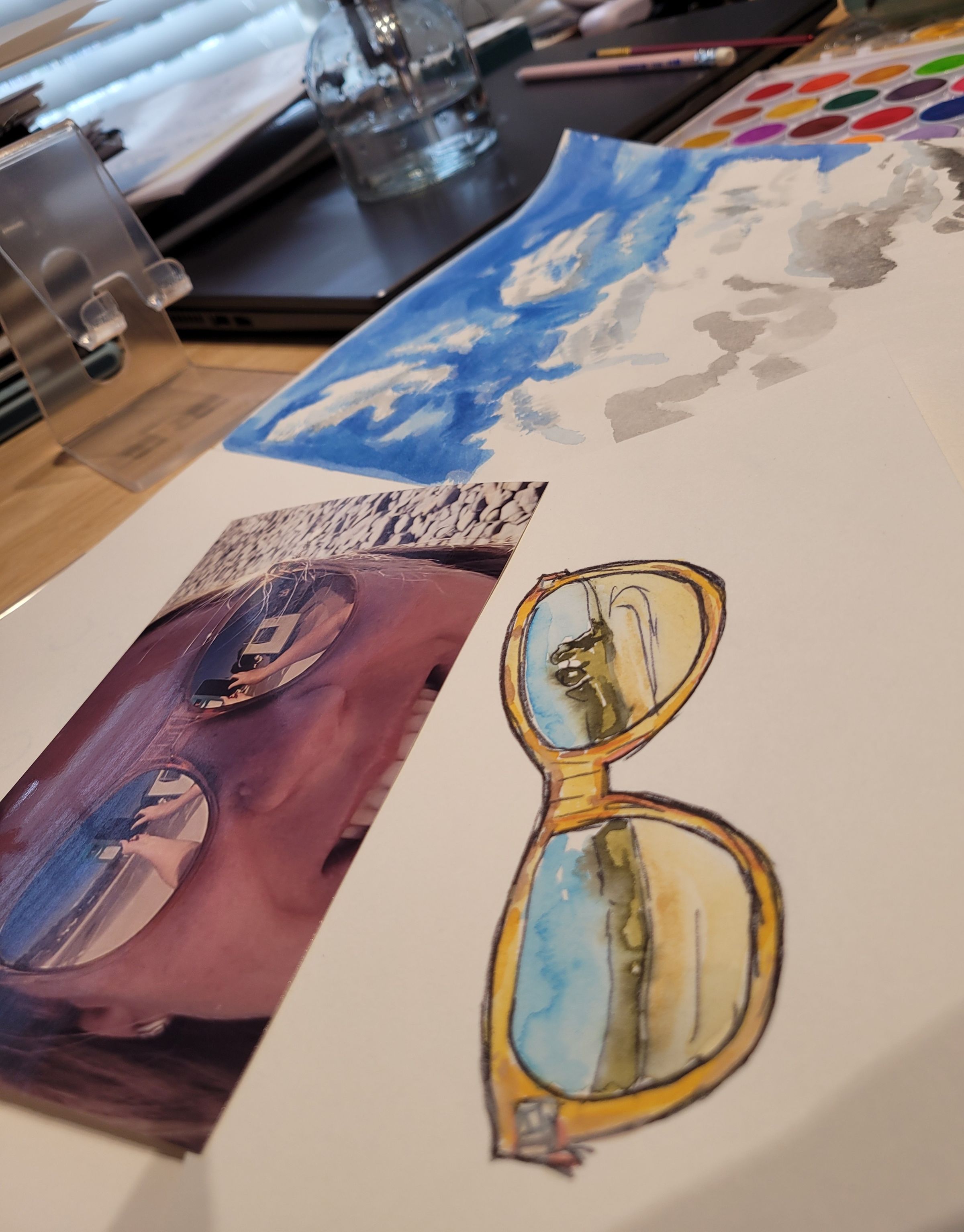 Photo to watercolour 