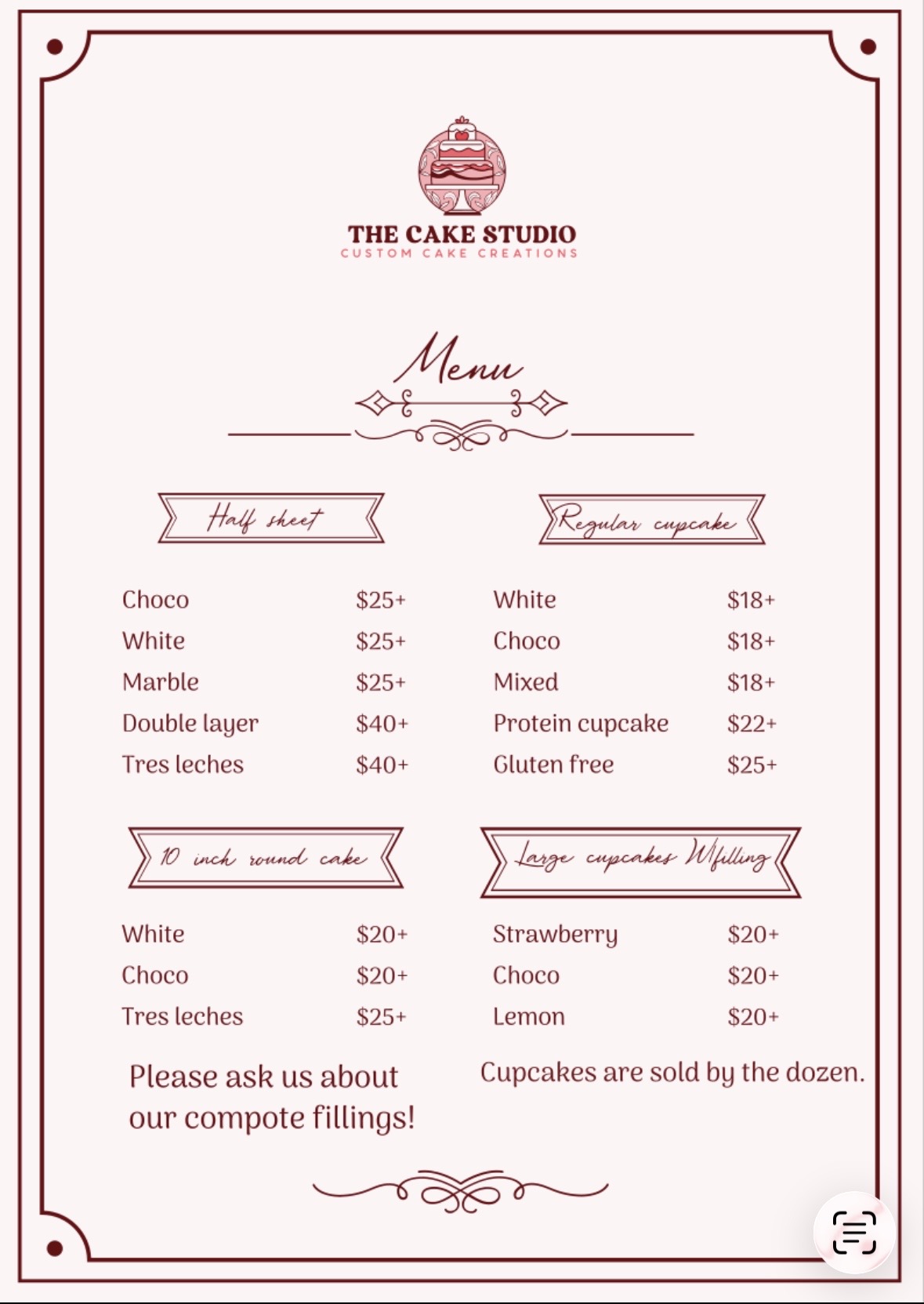 The cake studio's image