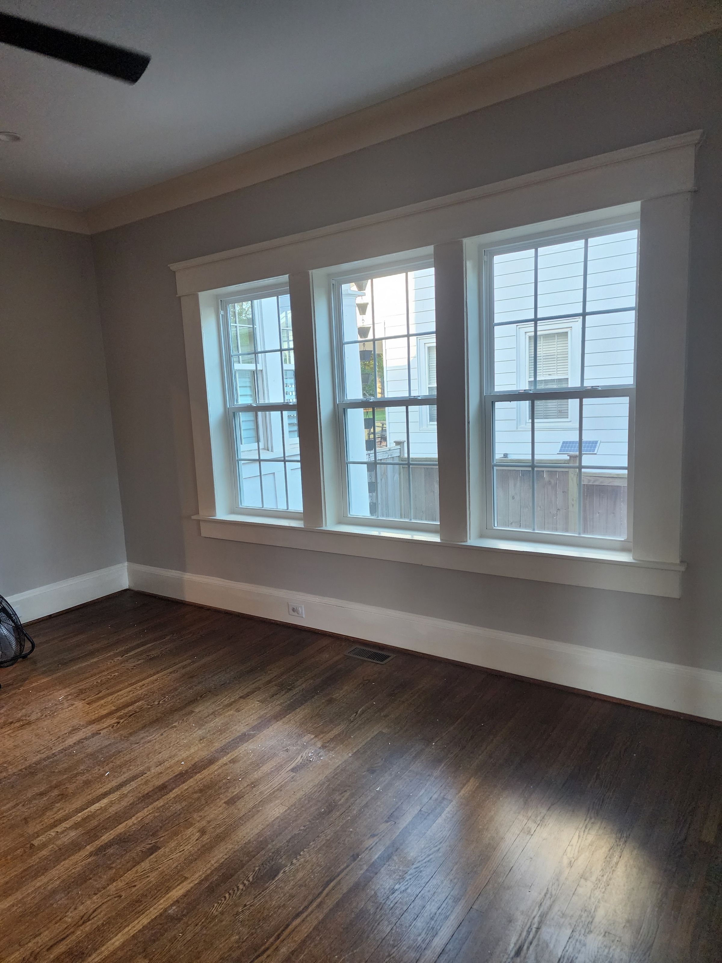 complete demolition and remodeling of windows and walls