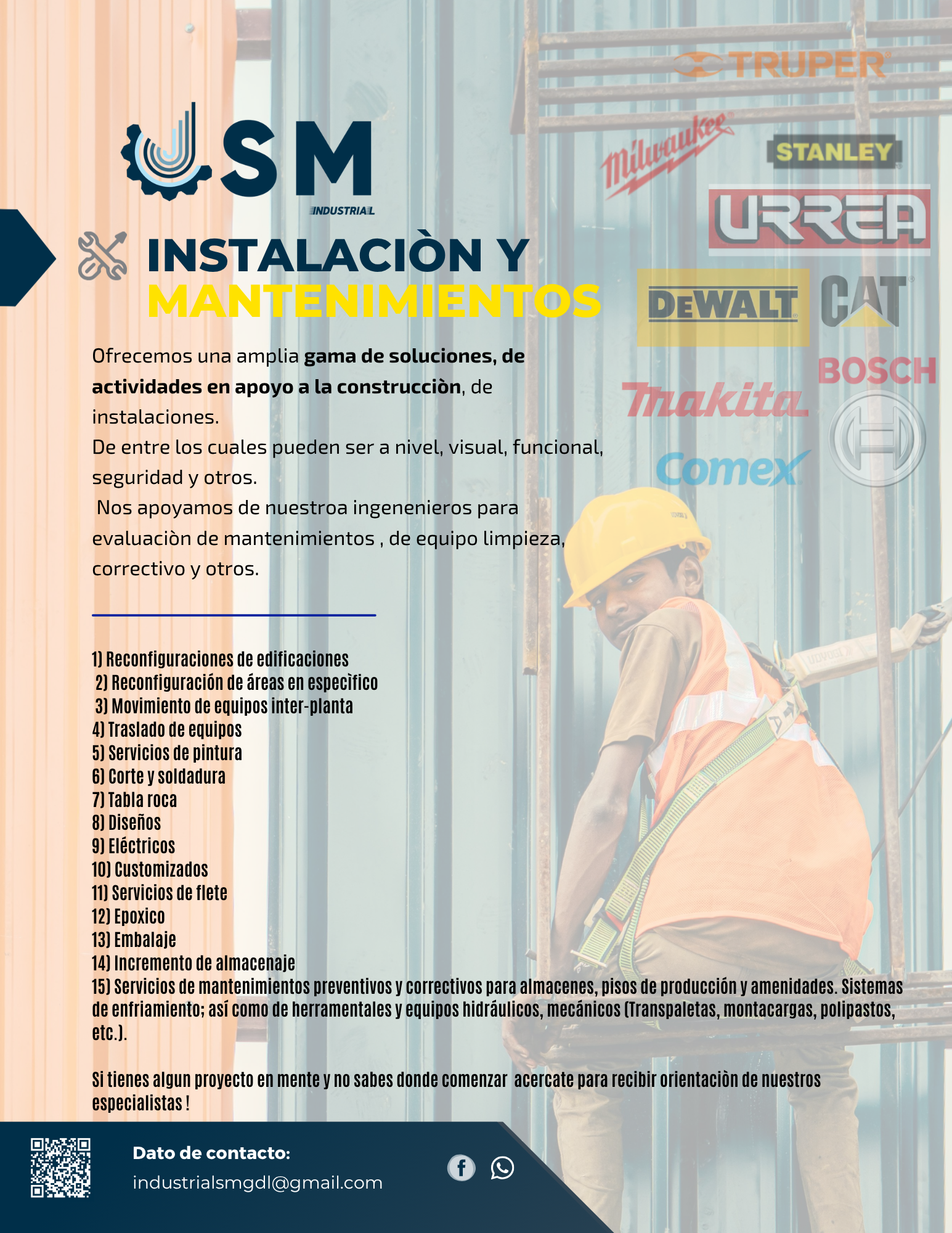 MANTENIMIENTO E INSTALACIÒN