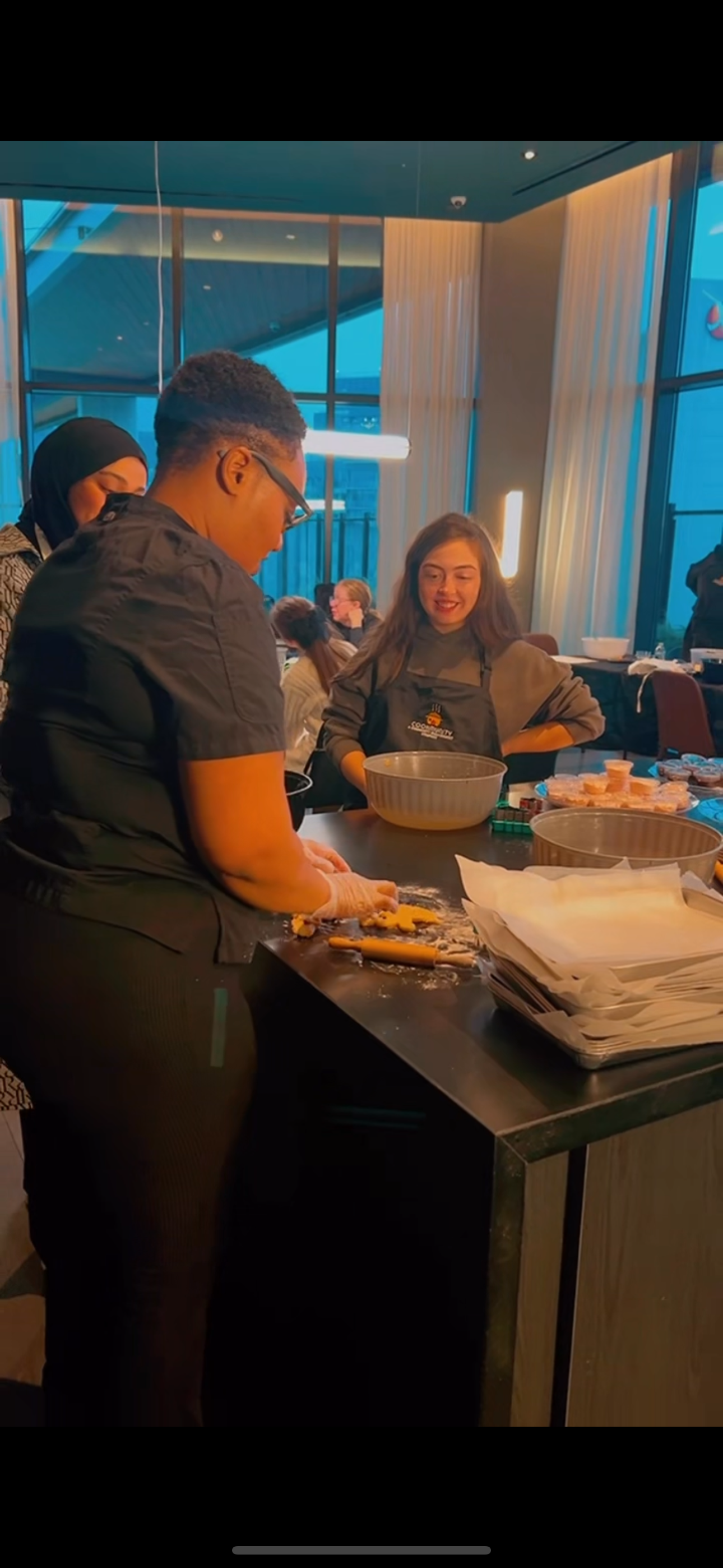Baking Gingerbread Men