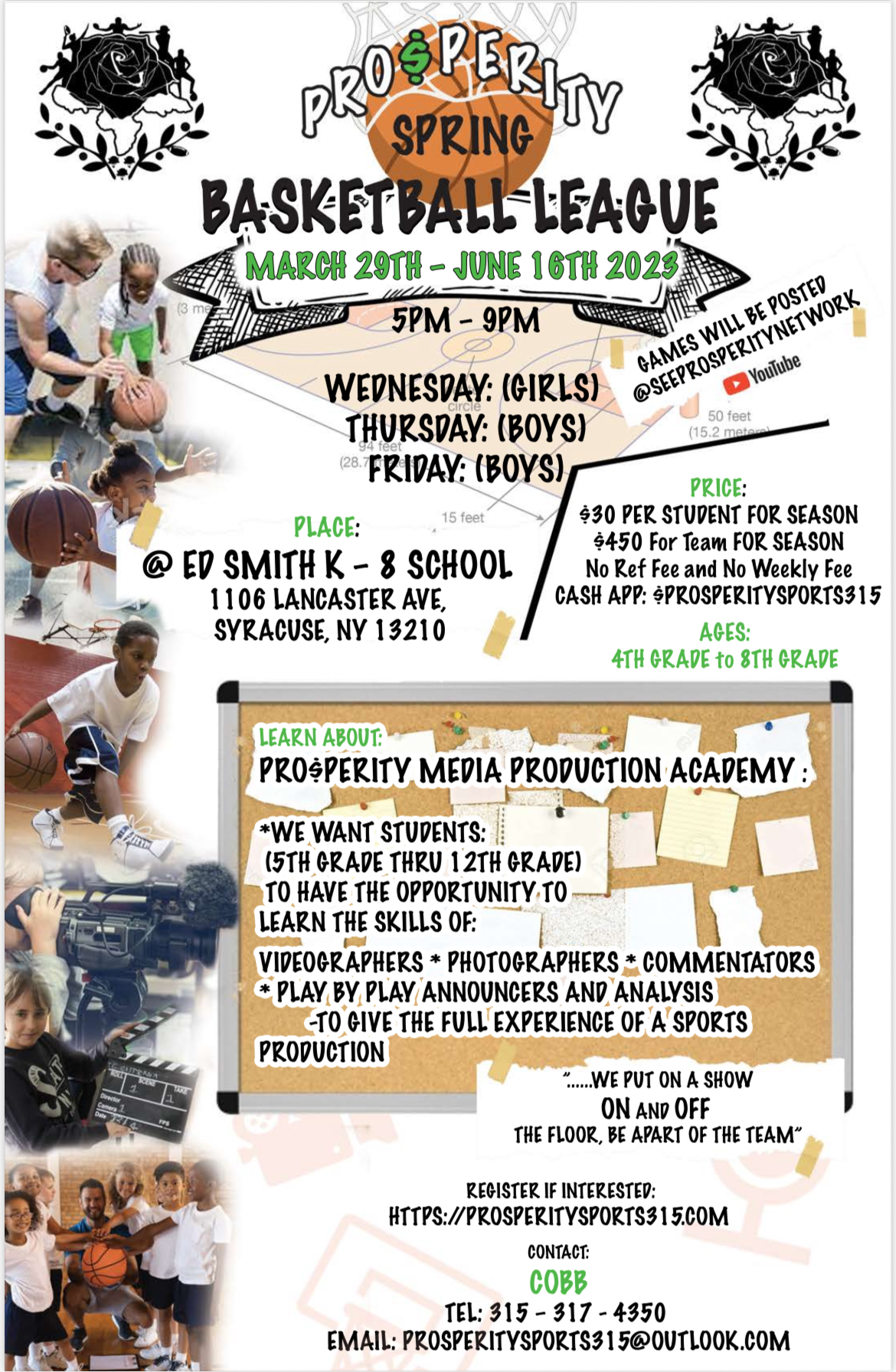 1st Pro$perity Basketball Flyer Made!!!