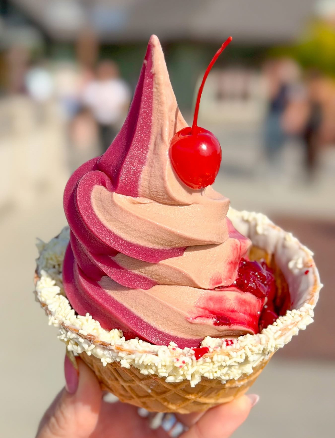 Chocolate Cherry Dole Swirl
