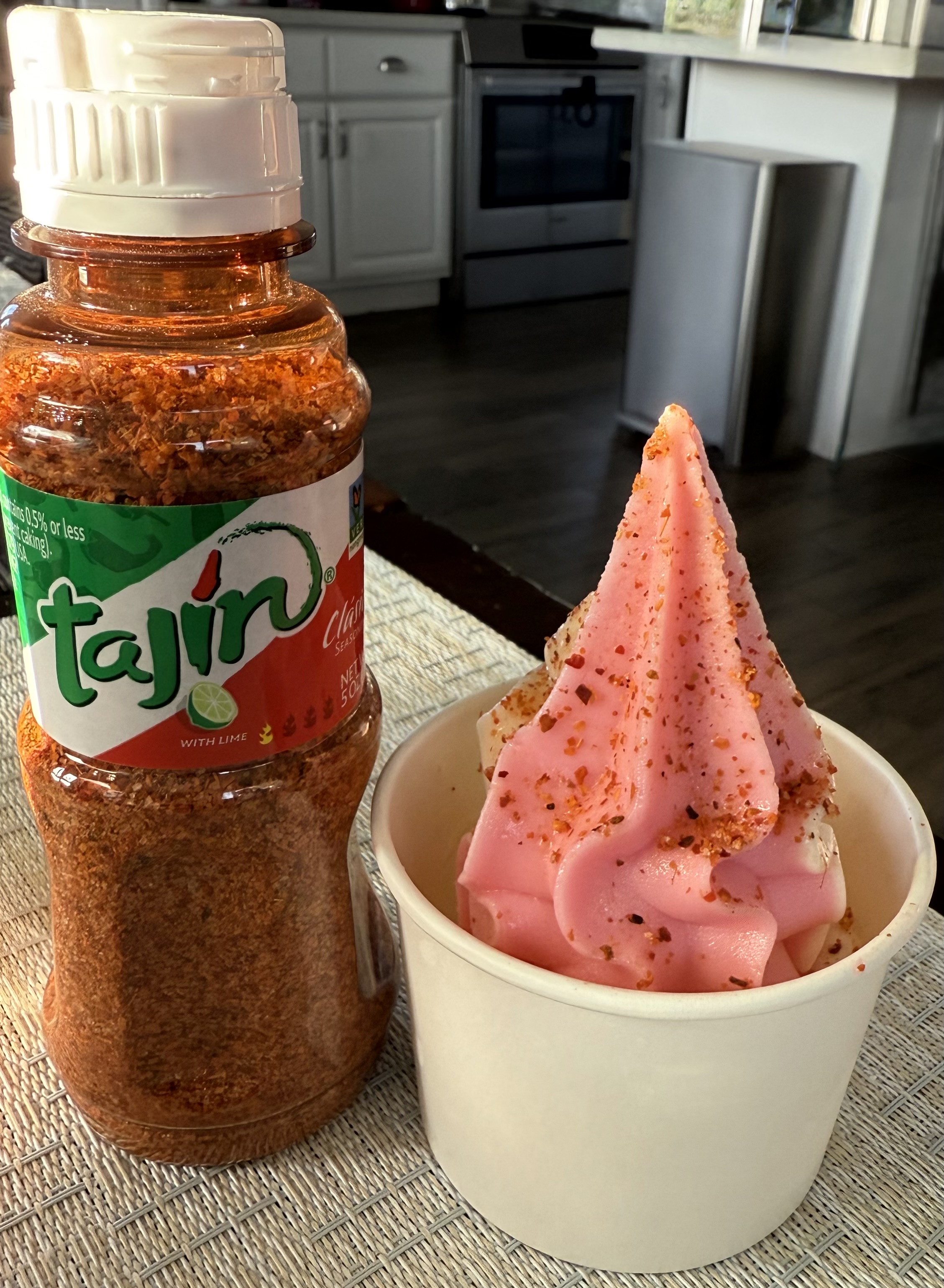 Strawberry Dole with Tajin