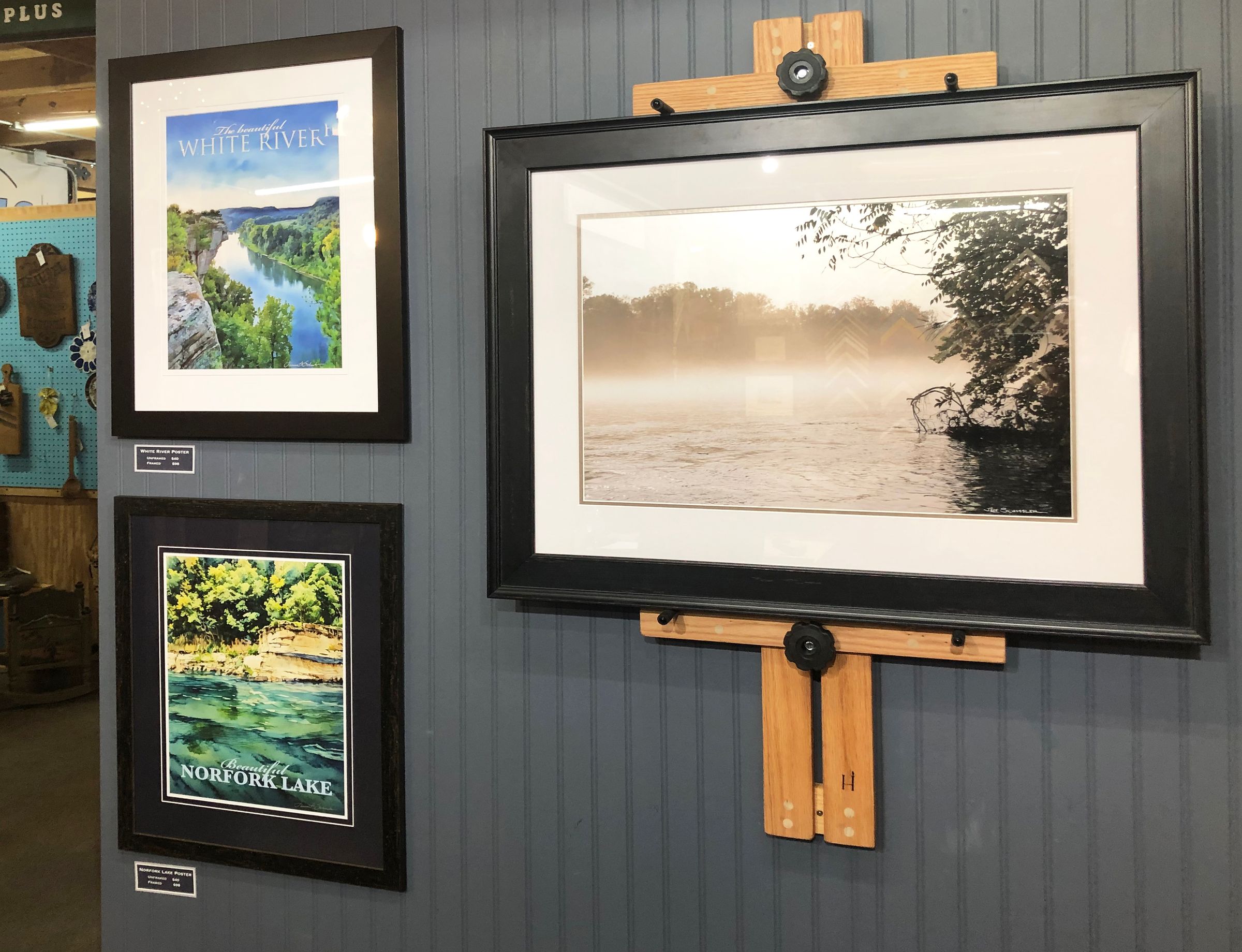 Adding White River  and Norfork Lake Posters to the showroom
