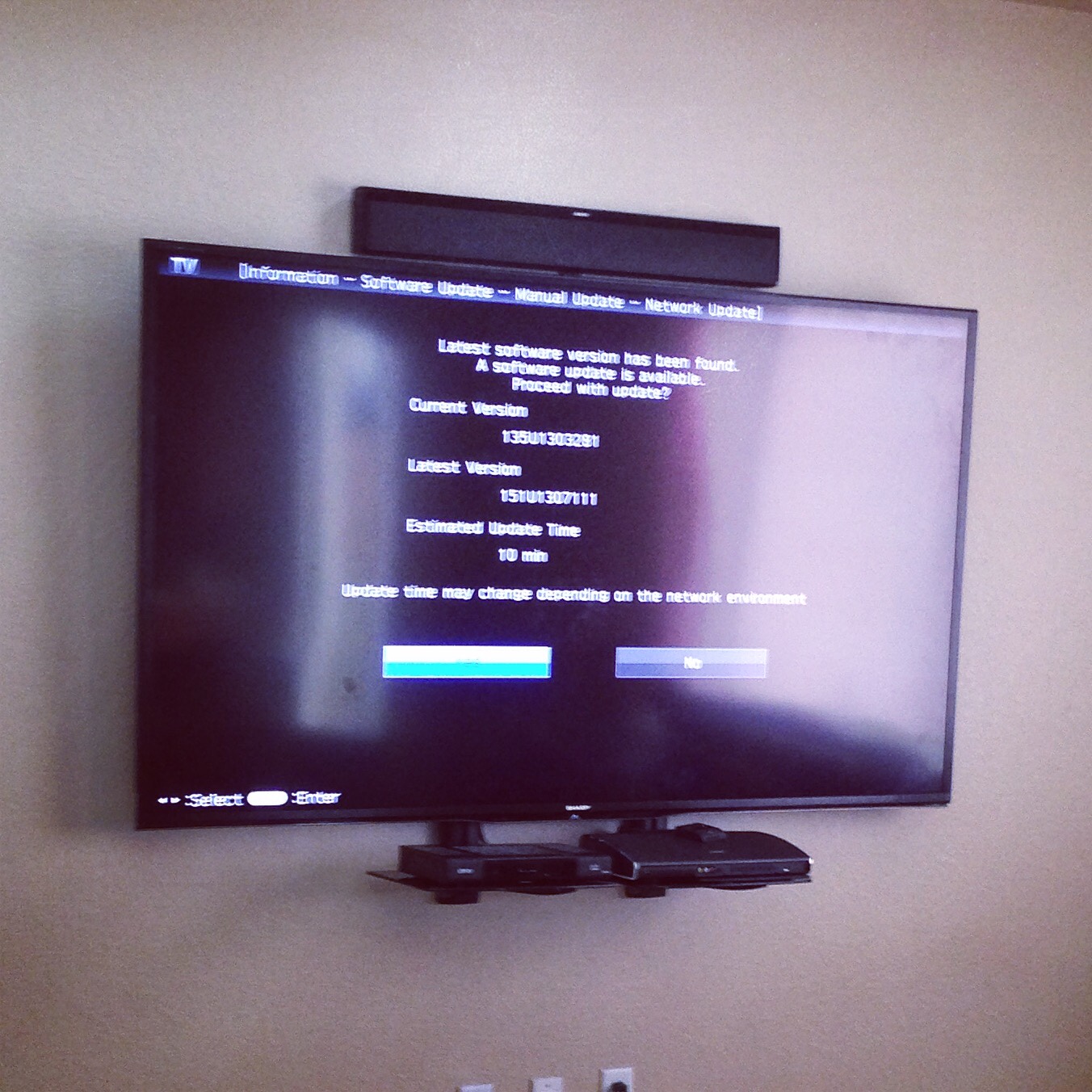 TV mounting with Soundbar install in Homestead
