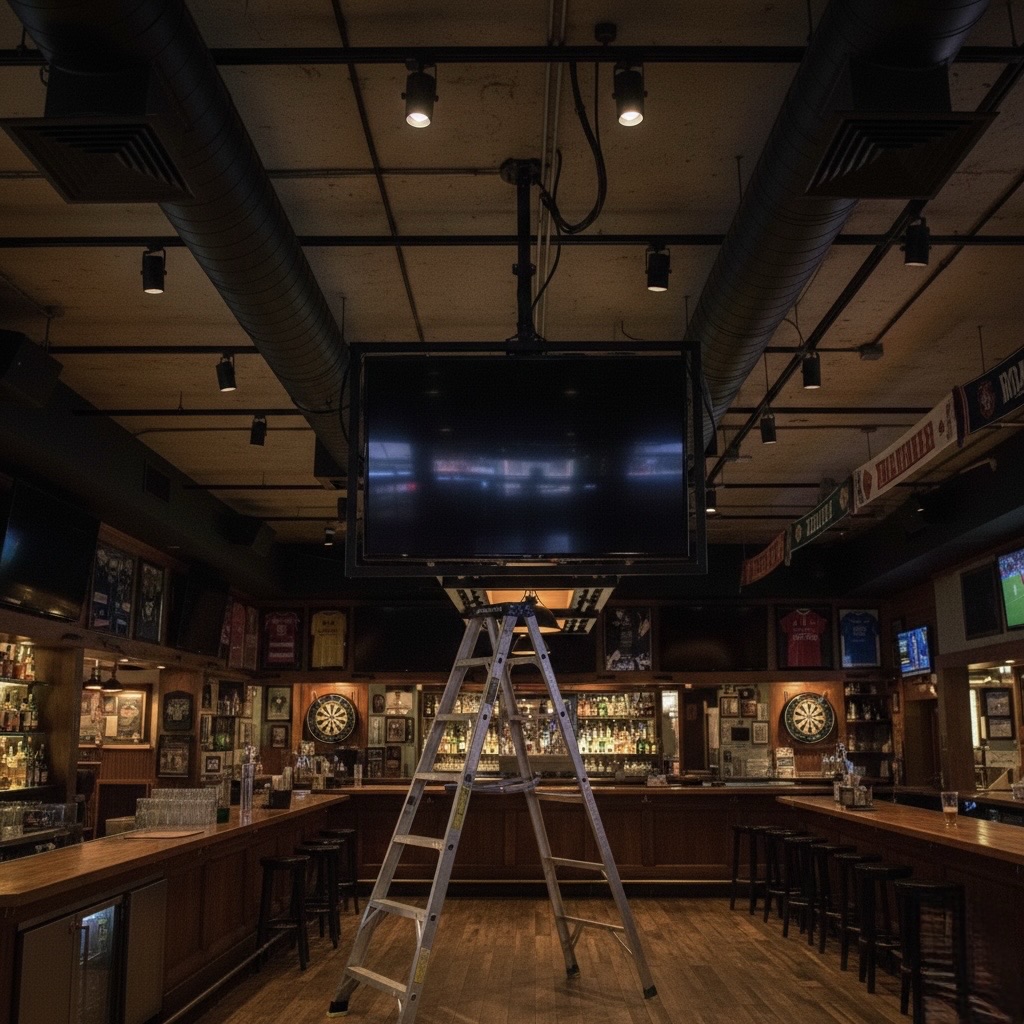 COMMERCIAL TV INSTALLATION in Homesteasd FL