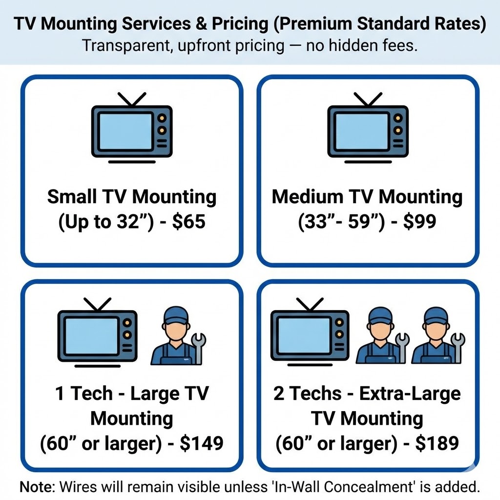 TV Mounting in Cutler Bay, FL