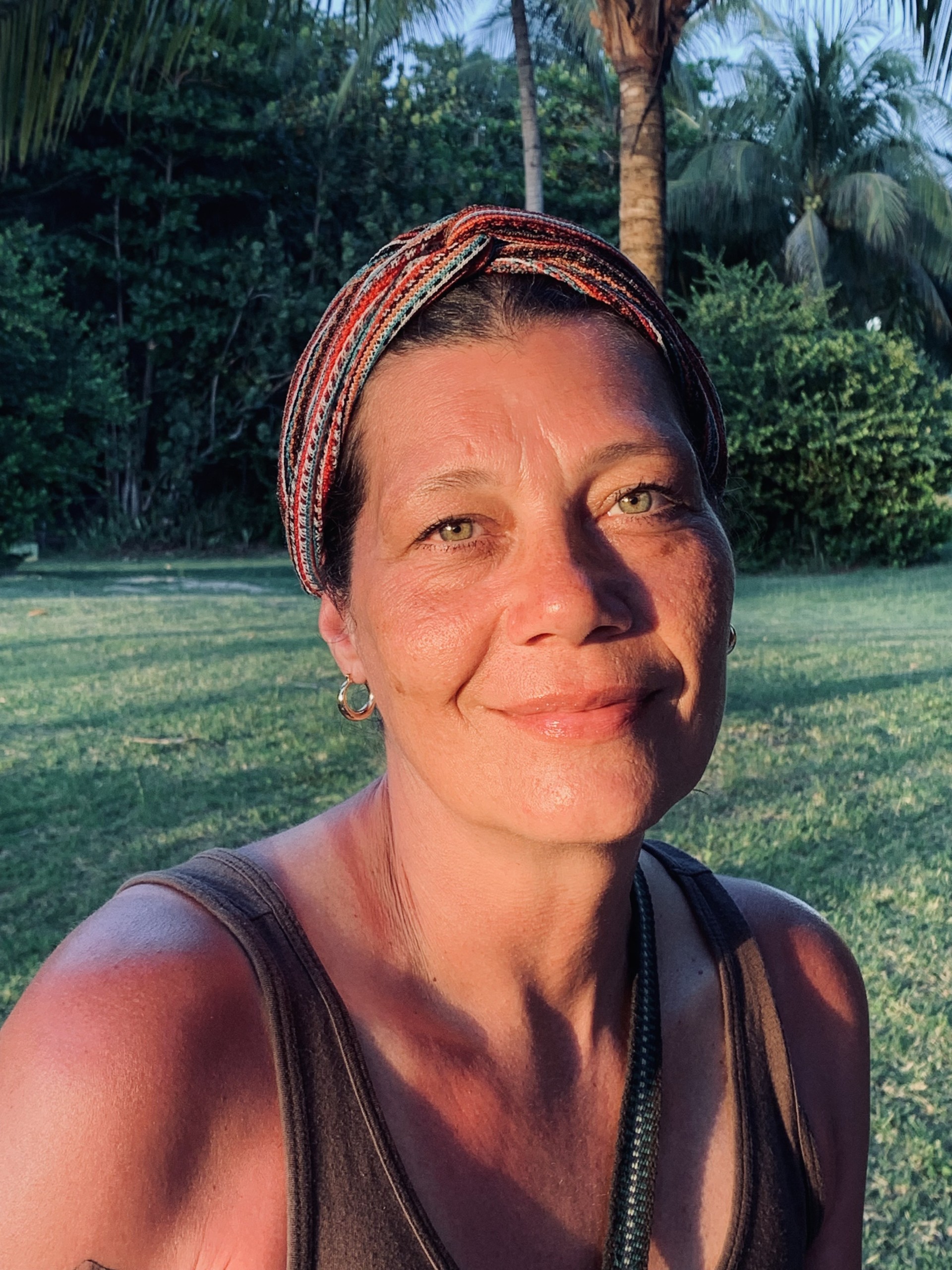 Mom in golden hour.