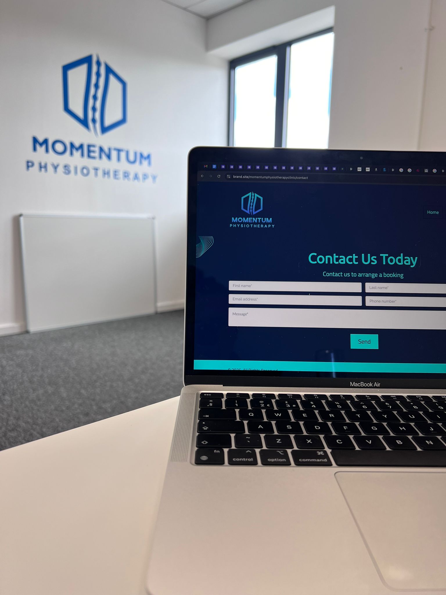 The setup at Momentum Physio
