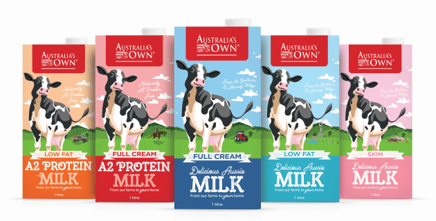 FREEDOM FOODS (Shepparton) - Long Life Milk and Co Products - Multiple Types 