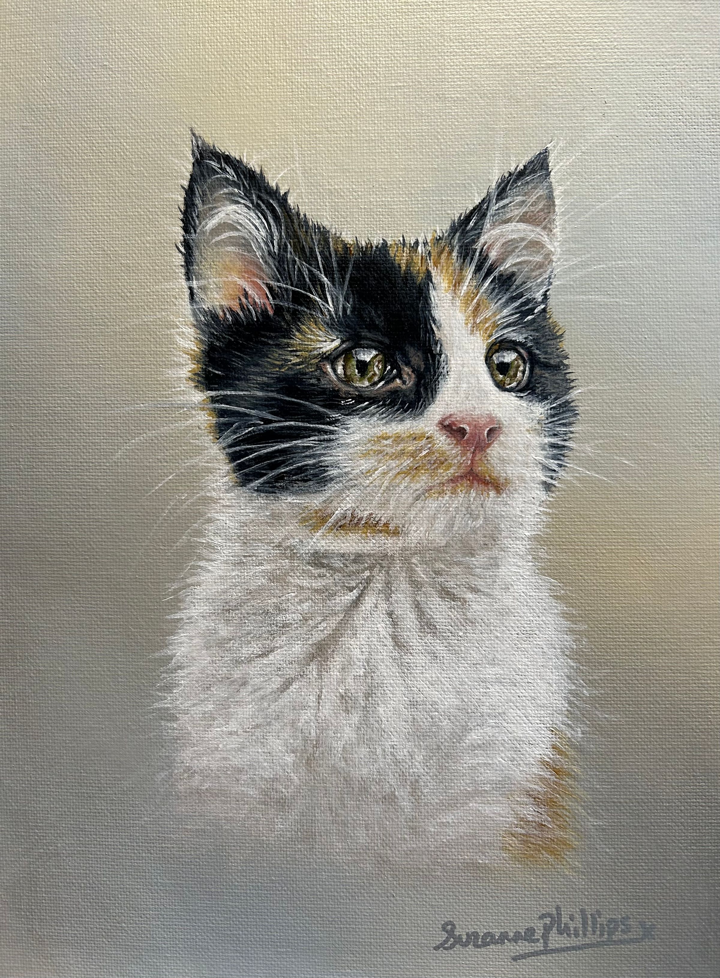 Acrylic on board.